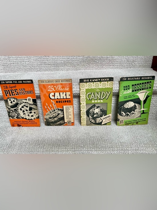 Other - 1940 1941 Vintage Dessert Cake Candy Pies Pastry Paper Cookbooks Baking Cooking